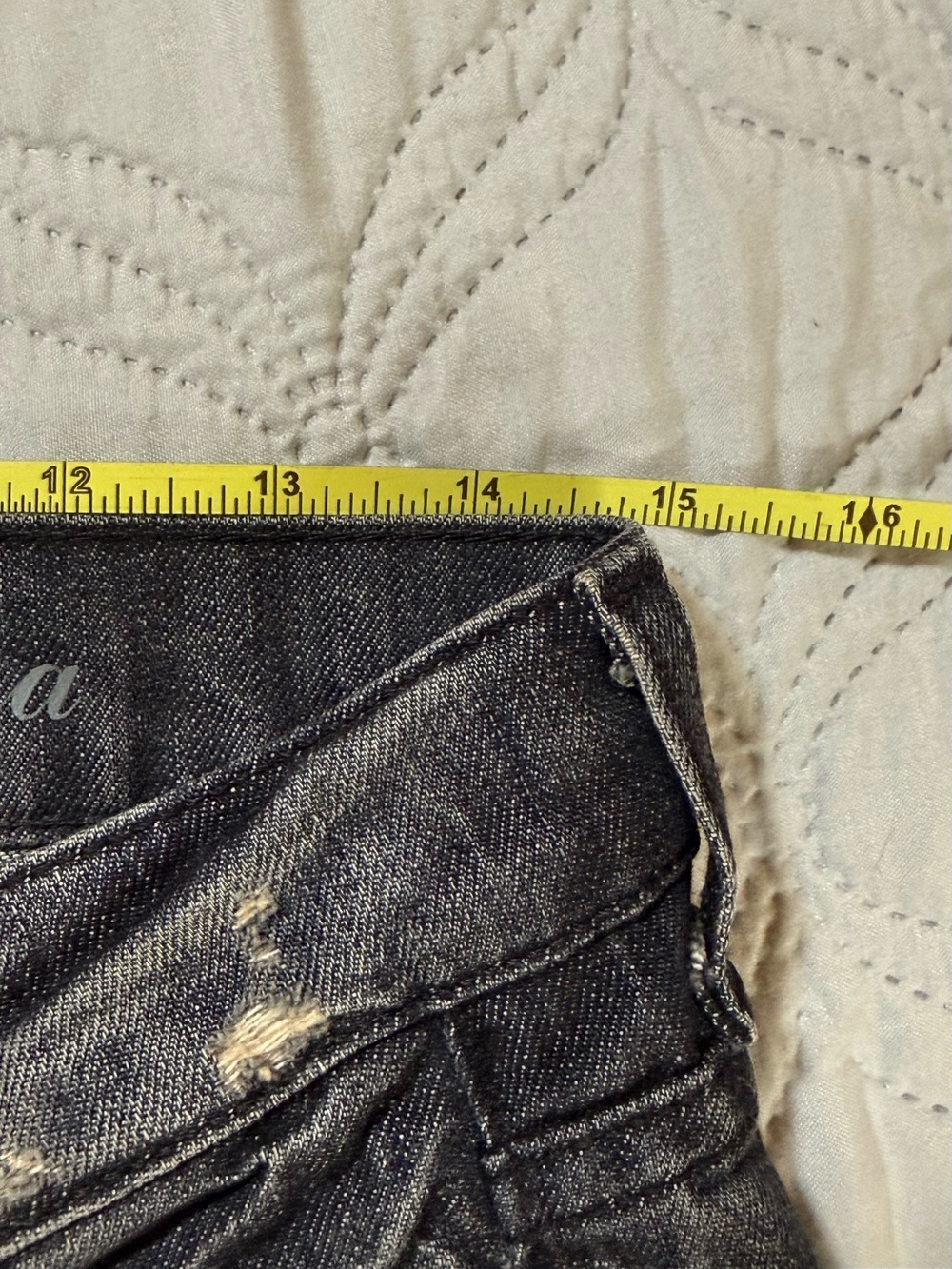 7 For All Mankind Josefina Distressed Jeans Women’s 24 Dark Wash - Picture 11 of 11